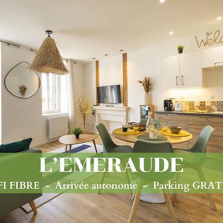 L'Emeraude - 1 A 4P - Wifi Fibre - Parking Gratuit Pont-dʼAin Eksteriør bilde